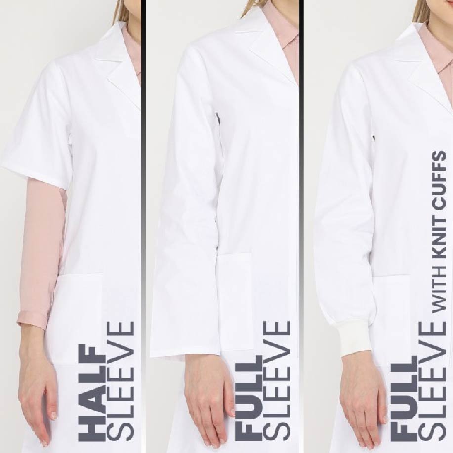 Female Lab Coat (Length 28") - Image 4